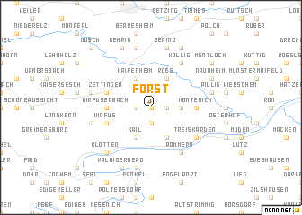 map of Forst