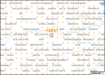 map of Forst