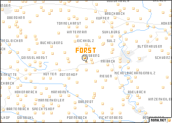 map of Forst