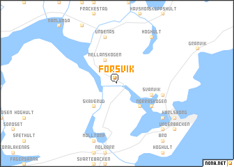 map of Forsvik