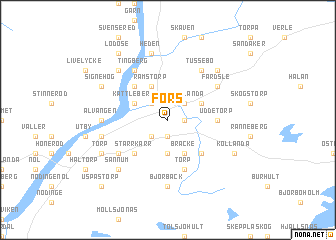 map of Fors