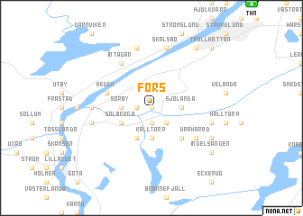 map of Fors