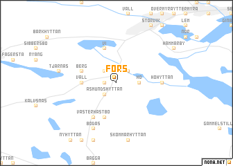 map of Fors