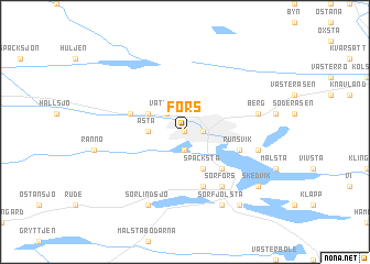 map of Fors