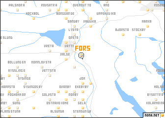 map of Fors