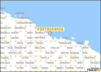 map of Fort à Grange