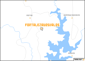 map of Fortaleza dos Valos