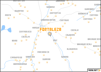 map of Fortaleza