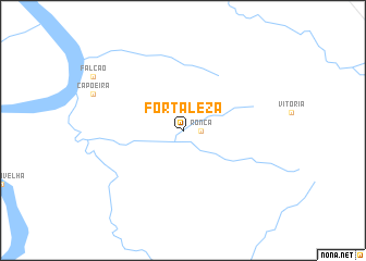 map of Fortaleza