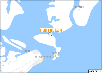 map of Fortaleza