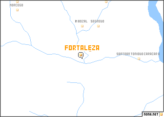 map of Fortaleza