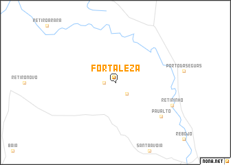 map of Fortaleza