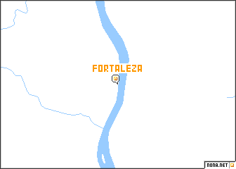 map of Fortaleza