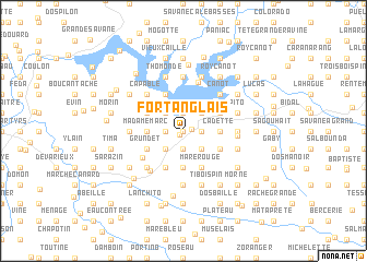 map of Fort Anglais