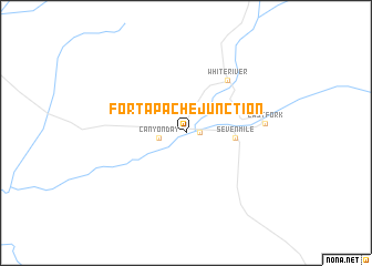 map of Fort Apache Junction