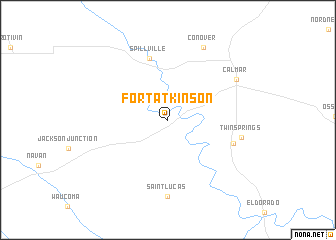 map of Fort Atkinson