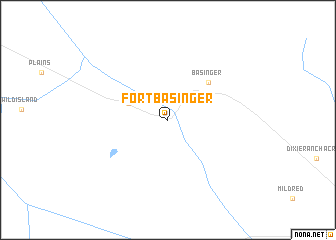 map of Fort Basinger