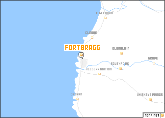 map of Fort Bragg