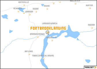 map of Fort Brook Landing