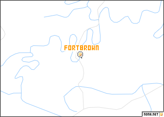 map of Fort Brown