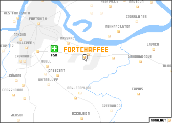 map of Fort Chaffee