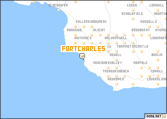 map of Fort Charles