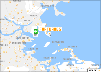 map of Fort Dawes