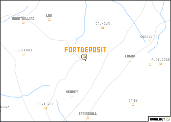 map of Fort Deposit