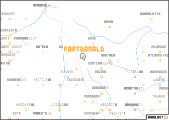 map of Fort Donald