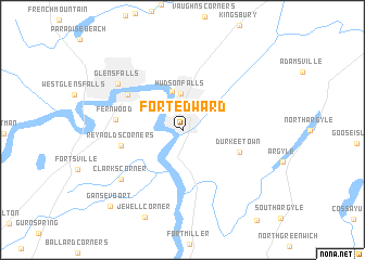 map of Fort Edward