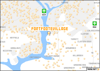 map of Fort Foote Village