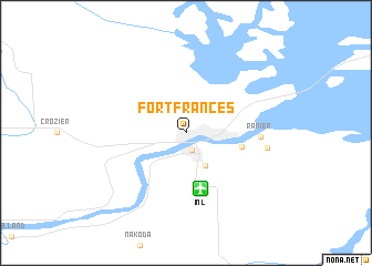 map of Fort Frances