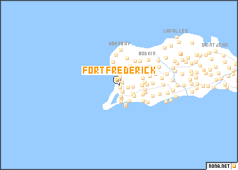 map of Fort Frederick