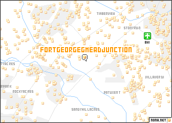 map of Fort George G Mead Junction