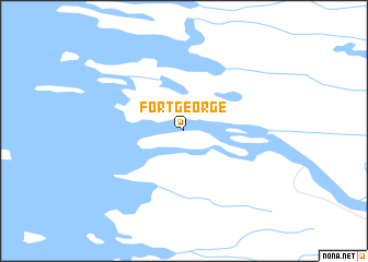 map of Fort-George