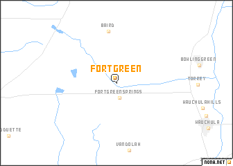 map of Fort Green