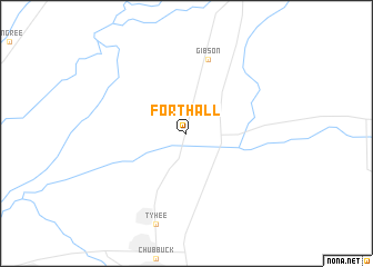 map of Fort Hall