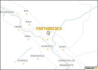 map of Fort Hancock