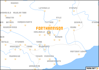 map of Fort Harrison