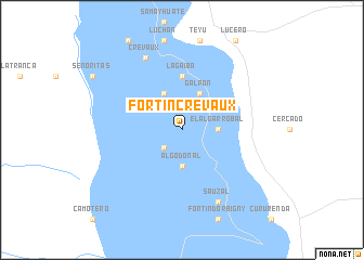 map of Fortín Crevaux