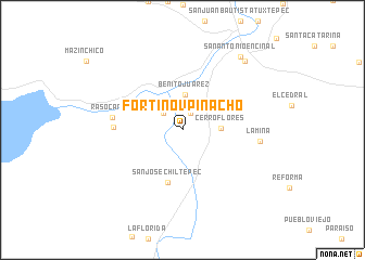 map of Fortino V. Pinacho