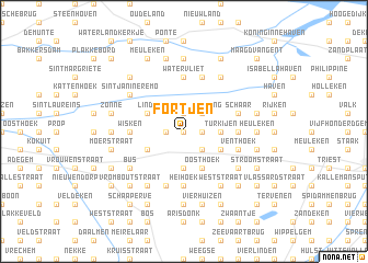 map of Fortjen