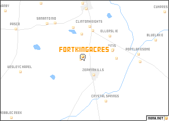 map of Fort King Acres