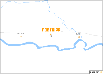 map of Fort Kipp