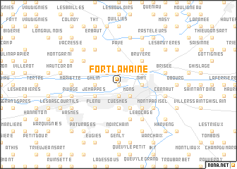 map of Fort la Haine