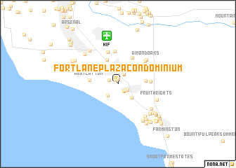 map of Fort Lane Plaza Condominium