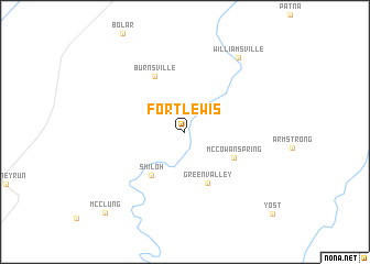 map of Fort Lewis