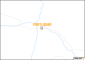 map of Fort Logan