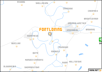map of Fort Loring