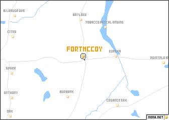 map of Fort McCoy